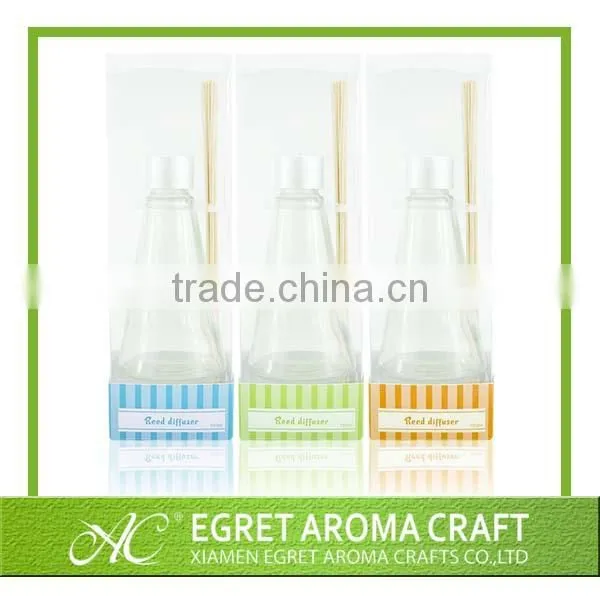 Home air freshener natural pure essential oils in Fragrance reed diffuser glass bottle