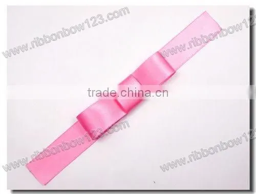Flat bow knot striped grosgrain ribbon