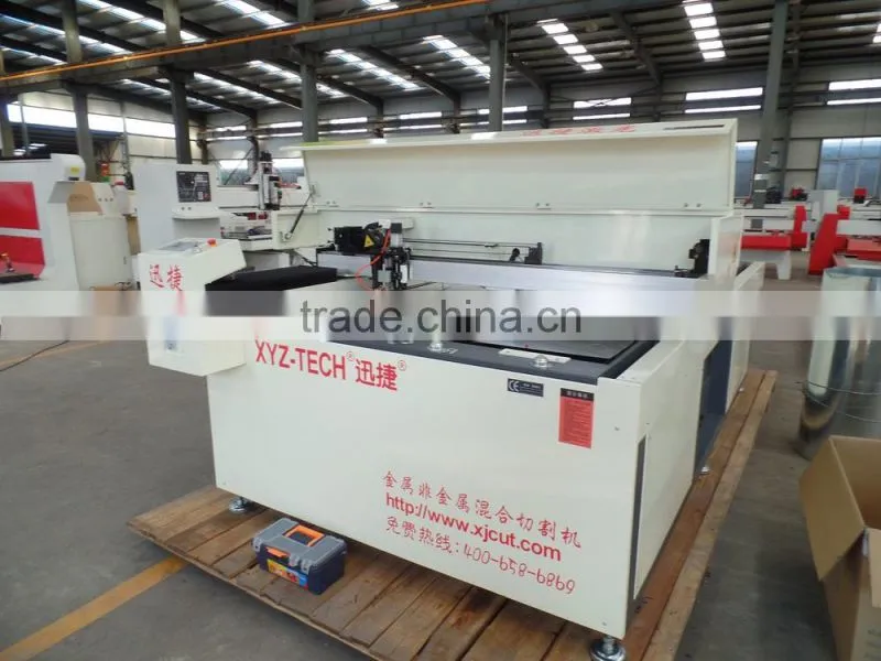 High speed cutting 30mm acrylic and 1.5mm stainless steel plate laser metal engraving machine