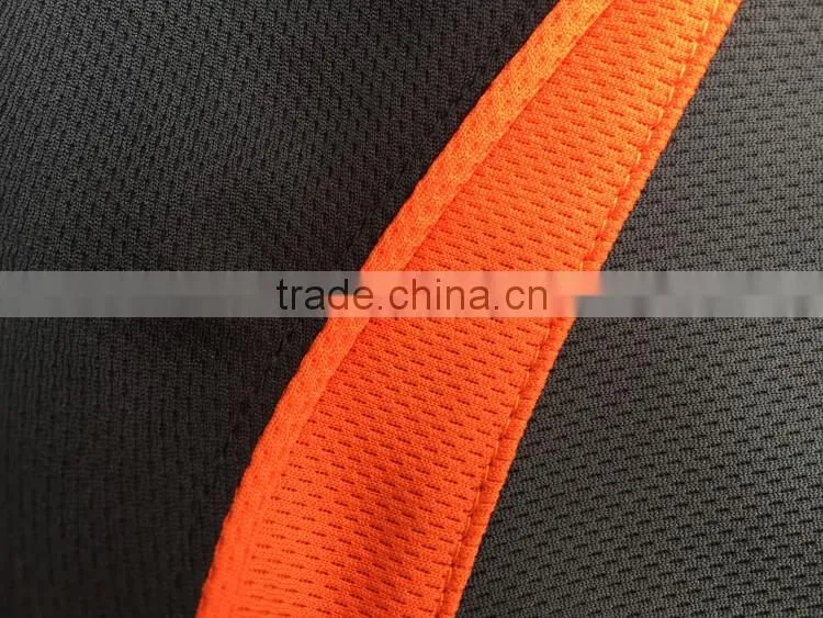 Summer polyester elastane polo work s orange work shirt