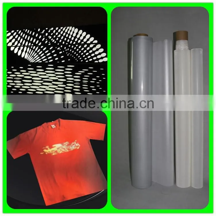 2016 new fantastic 7color rainbow silk screen printing reflective film