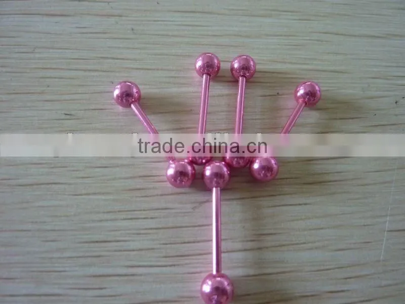 Unique Fashion Industrial Tongue Barbell Ring