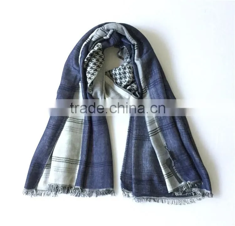 2017 High quality Winter Brand Classic style cashmere plaid pashmina scarf