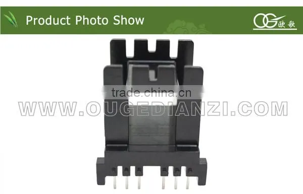 220v 12v power transformer bobbin EE55 horizontal pin6:6