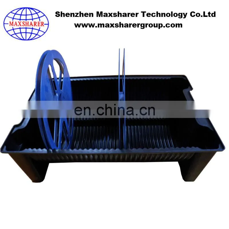 Factory customize IC PCB rolling component storage plastic antistatic tray