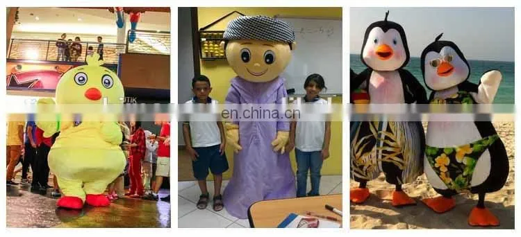 HI CE Standard inflatable polar bear costume, inflatable panda costume