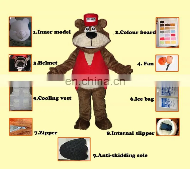 HI CE standard custom made Durian Food mascot costume for adult