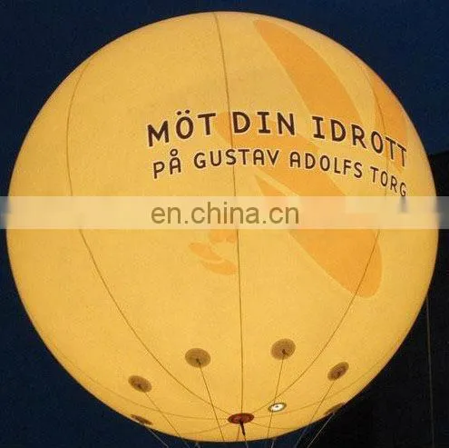 2013 Hot-Selling outdoor plastic advertising balloon with light