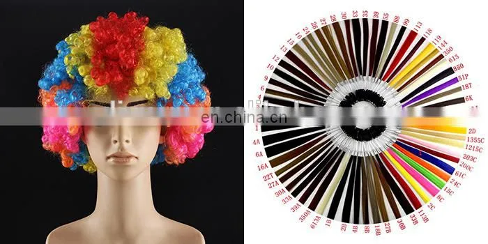 Cheap Fans Synthetic Wig clown curly wigs