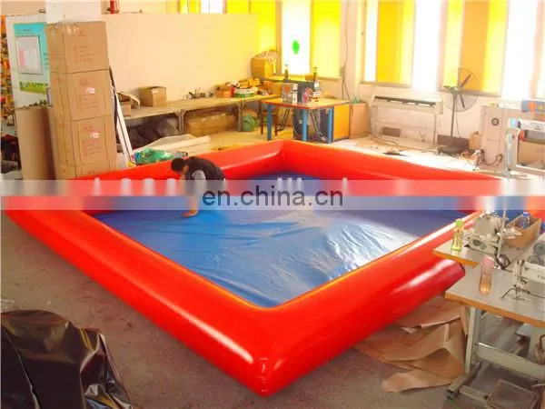 Red inflatable custom small ball pit pool 15ft