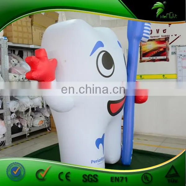Customized Inflatable Toothbrush, Inflatable Tooth Advertising Balloon