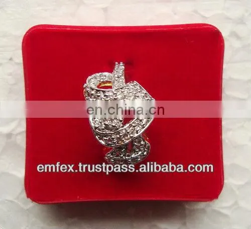 Cz jewelry finger rings exporter, cz ring jewellery ring manufacturer