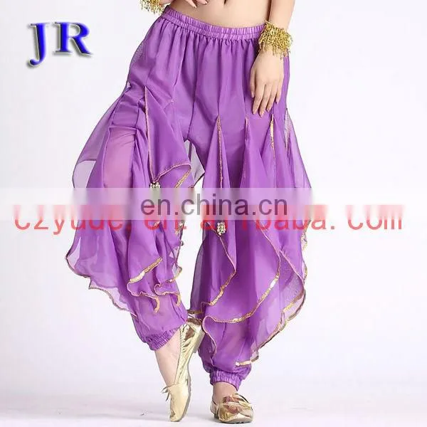 Chiffon coins arabic belly dance harem pant K-4002#