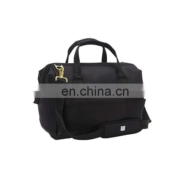 Large volume tool bag with shoulder belt