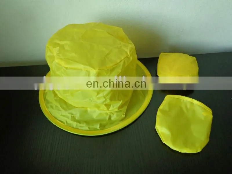Cheap promotional polyester foldable wholesale hats