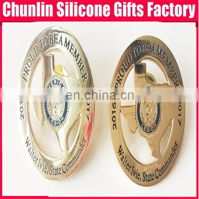 custom engraved lapel pin