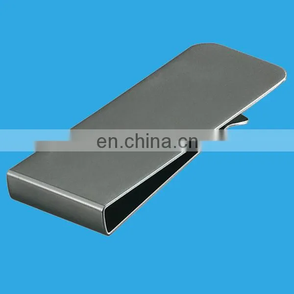 Gold or silver plated blank money clip