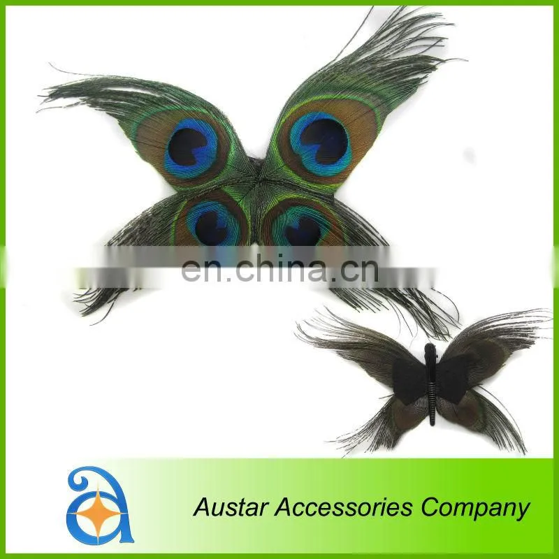 Wholesale! Natural Peacock Feather headband