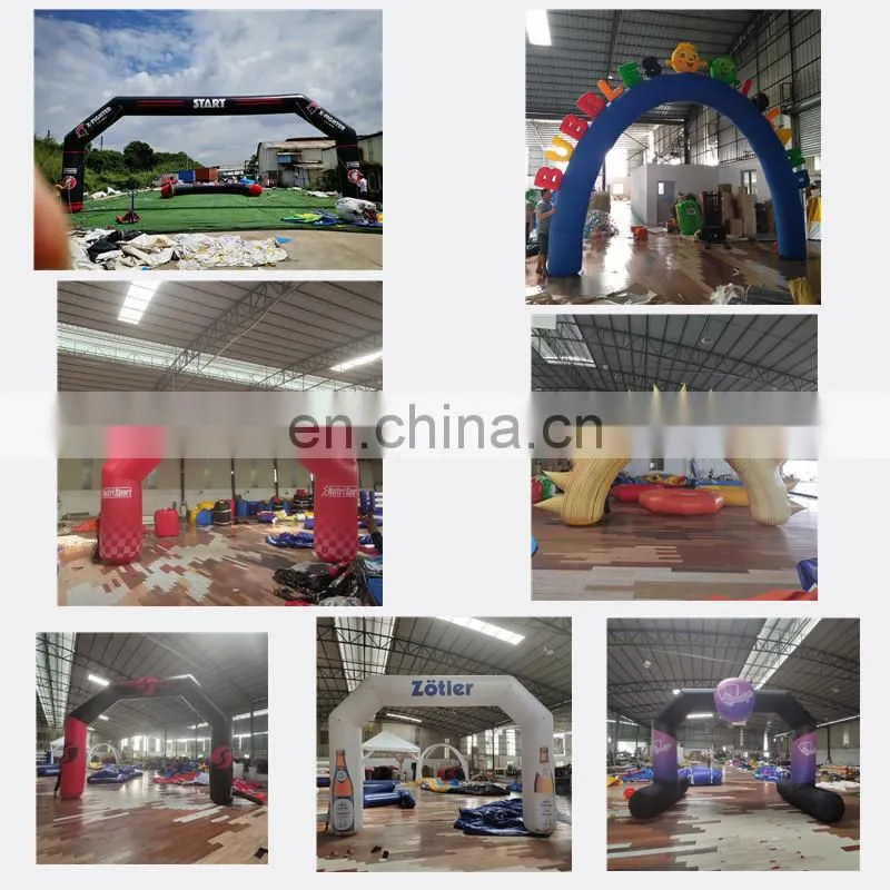 Beautiful Inflatable Rainbow Arch Attractive Blow Up Entrance Arch For Party Decoration
