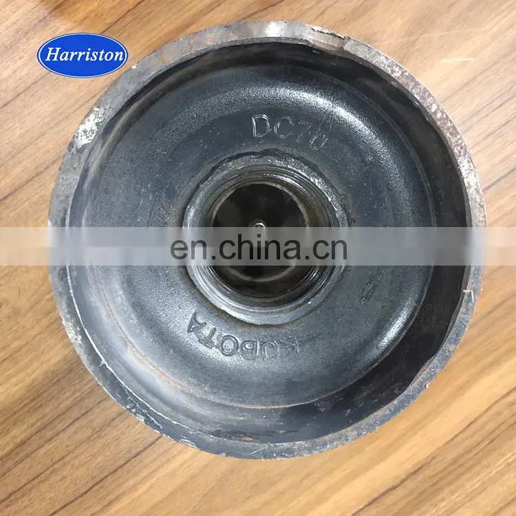 5t072-23180 iron Welded roller with including plug for Kubota DC70 harvester