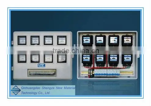 FRP meter box/ Multiple observation mouth Electric control shell / SMC cell box