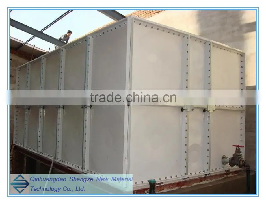 FRP water tank/ Glass fiber reinforced plastic tank/ panel combined water tank