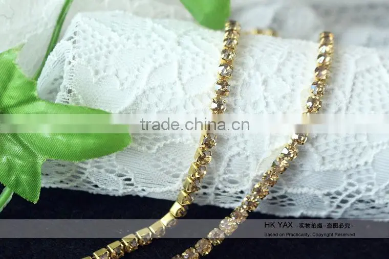 W0319 wedding dress pearl rhinestone trimming,pearl rhinestone trim for dress,pearl rhinestone trimming for wedding
