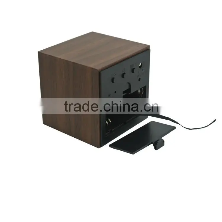 Wooden LED Digital Alarm Clock
