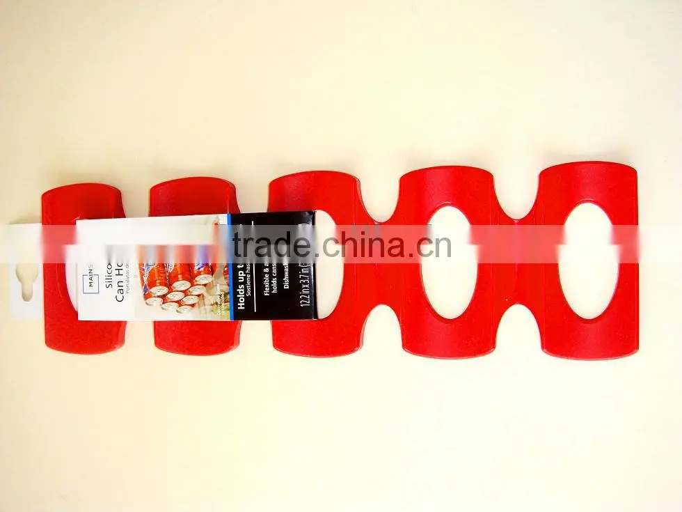 Silicone can holder,Silicone refrigerator can holder, Silicone beer holder