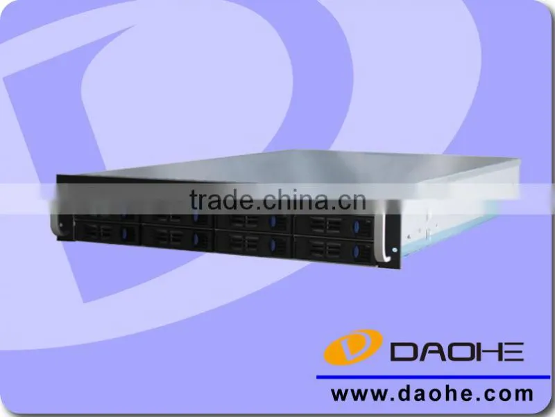 2U Entry Computing and Storage Server Chassis - 8x 3.5" Hot-Swap