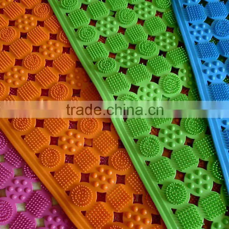 Large plastic bathroom floor mats