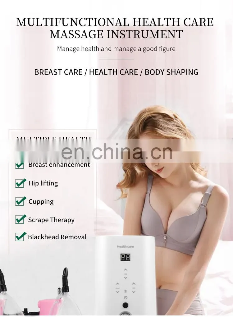 HOT Factory Vacuum Therapy Breast Enlargement Machine Vacuum Pump Butt Lift Breast Sucking Body Therapy Lymph Drainage