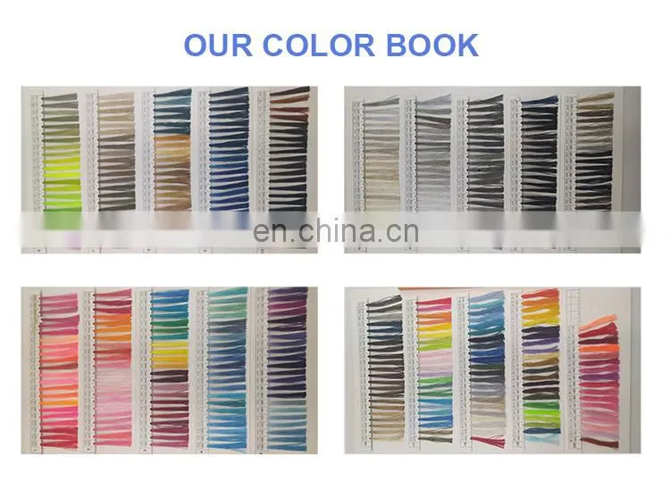Hot Selling Recycled Raw White 100% Polyester Sewing Thread For bags shoes mattress quilting