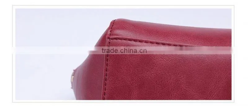 New Women Leather Handbag Casual Big Messenger Shoulder Bag