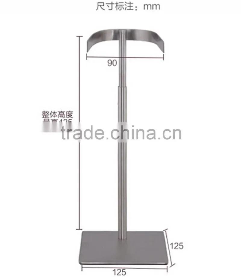 Boot Stand wholesale, Metal Black Boot Display Stand