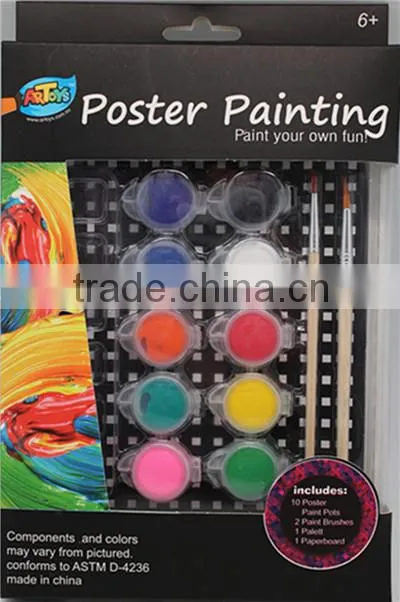 6ct poster paint kit