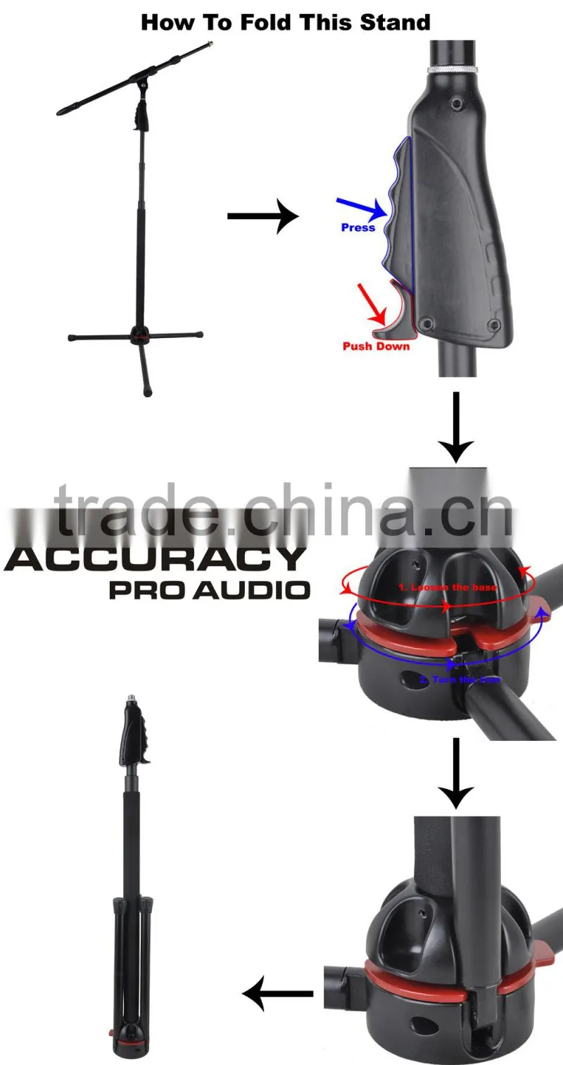 Professional Audio Tripod Microphone Stand MS300
