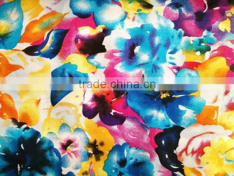 100% print rayon fabric for woman dress,garment.