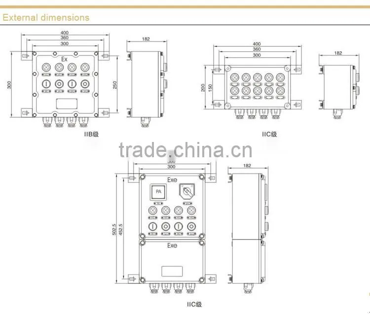 Explosion proof Control Box