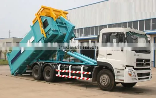 sinotruk Carriage removable garbage truck for sale euro 5 (nature gas) with spare prets