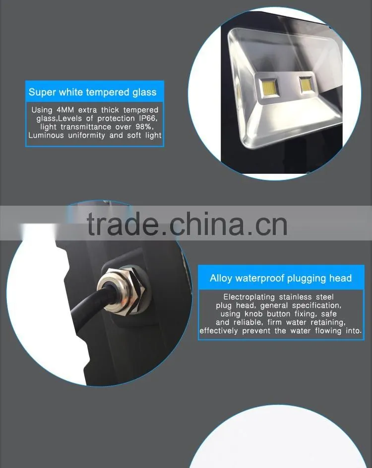 Sinozoc Hot selling Aluminum housing IP66 waterproof outdoor led flood light led floodlighting outdoor fixture