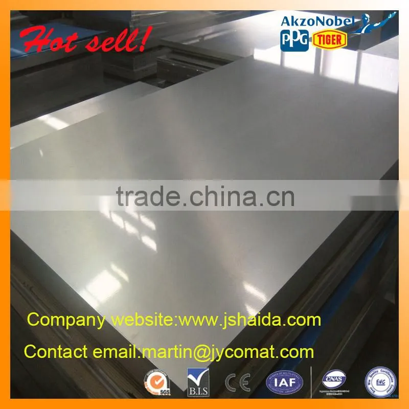 Aluminium sheet processed