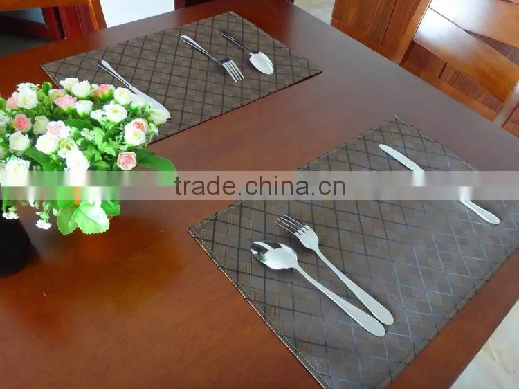 High quality PVC 3D Placemat hotel restaurant