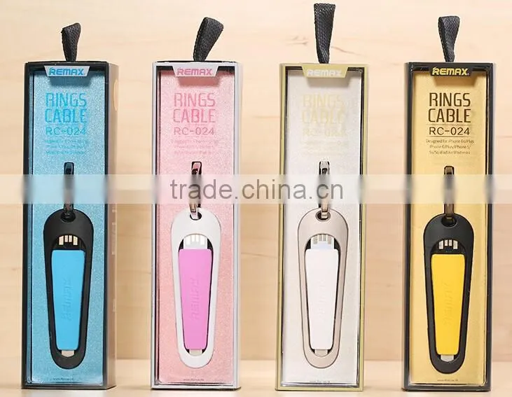 Remax New Product Ring lock Usb charging sync Data cable for iPhone 5/5s/6/6s