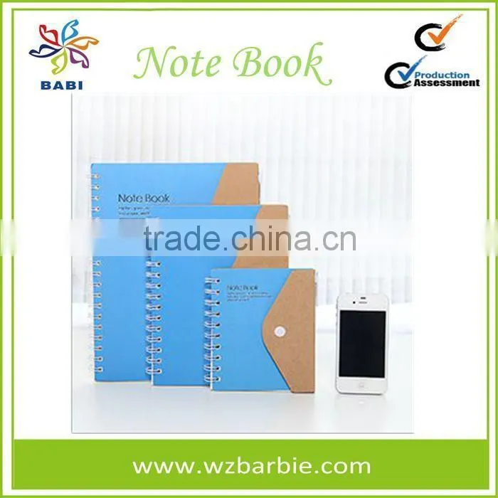 Kraft Spiral Notebook With Pen And Custom Logo Printing