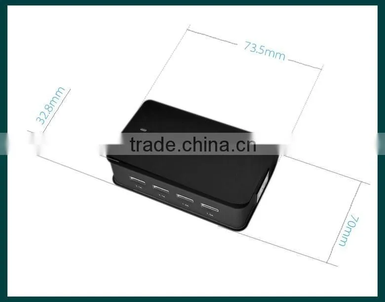 4 ports usb desktop charger with UL FCC CE certificates