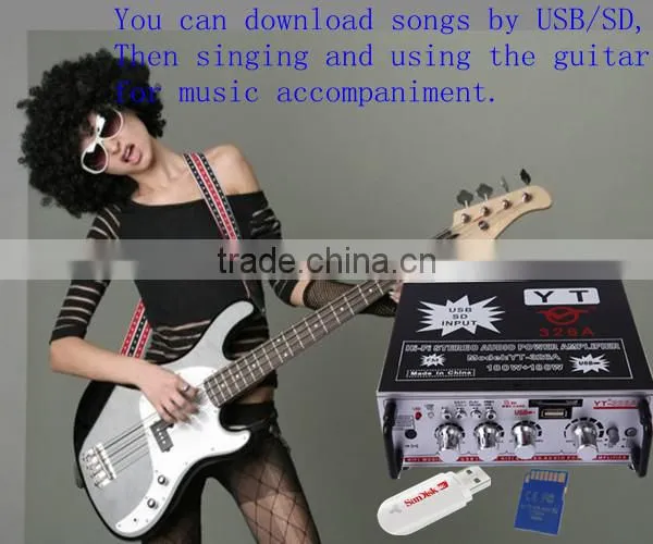 desk home appliance amplifier YT-326A with FM & support CD/DVD/VCD input HOT!!!Top sell