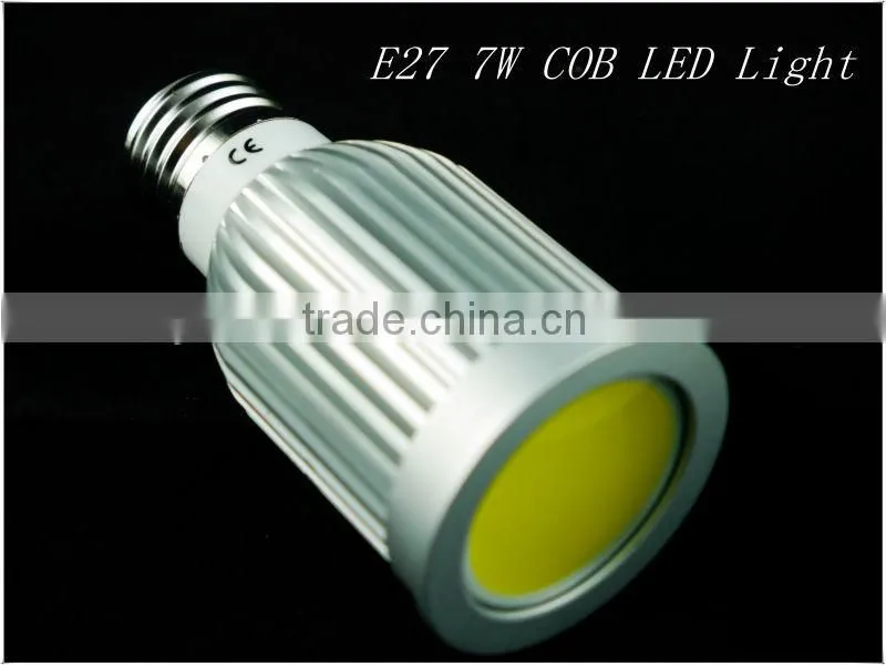 Hangzhou Factory ,E27 7W COB Light,Focos LED,LED Spotlights with CE, Rohs certificate