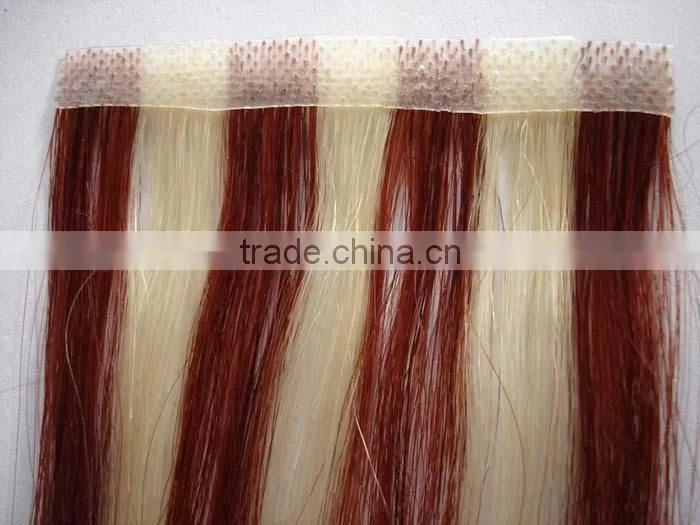 2014 AAAAA Hot Selling Skin Weft PU Hair extension with cheap price