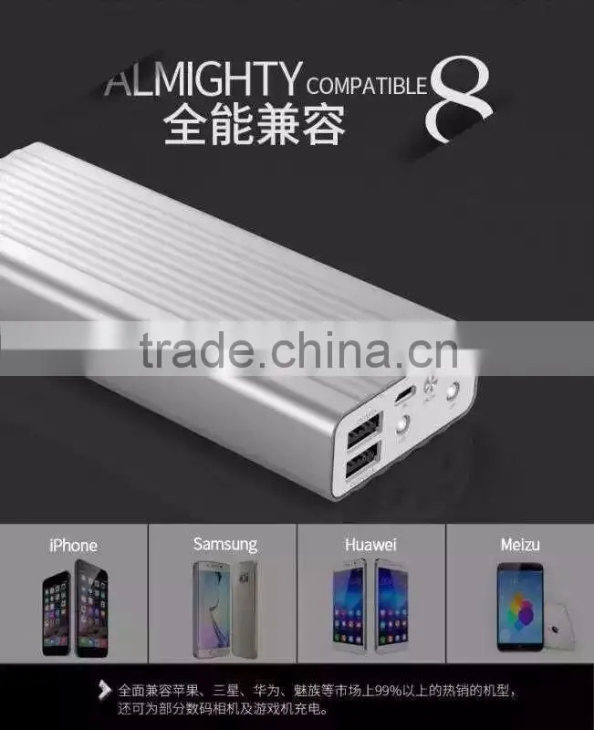 Remax Dual USB Ports Power Bank For Mobile Phone Vanguard Series 20000mAh LED Light Battery Power Bank For Mobile Phone TB-0350